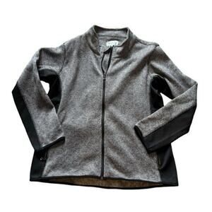 Like New Marc Andrew Marc New York striped fleece coat